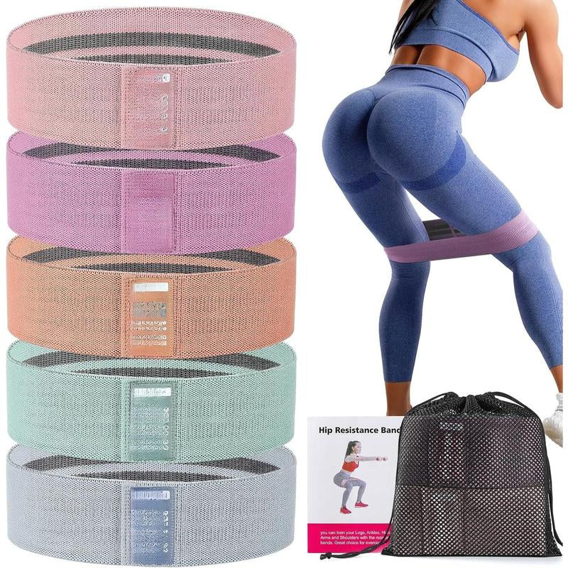Booty Bands Set, Resistance Bands for Working Out, Exercise Bands for Women and Men and , Stretch Bands for Pilates, Yoga Starter Set