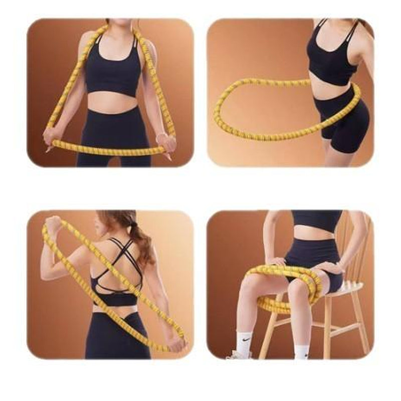 Multifunctional Hula Hoop Fitness Equipment Soft Spring Exercise Hoops Comfortable Design for Waist Protection Home Gym Kit Infinity Fitness