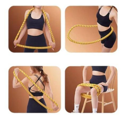 Multifunctional Hula Hoop Fitness Equipment Soft Spring Exercise Hoops Comfortable Design for Waist Protection Home Gym Kit Infinity Fitness